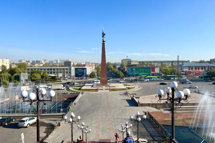 Городская панорама центра Шымкента